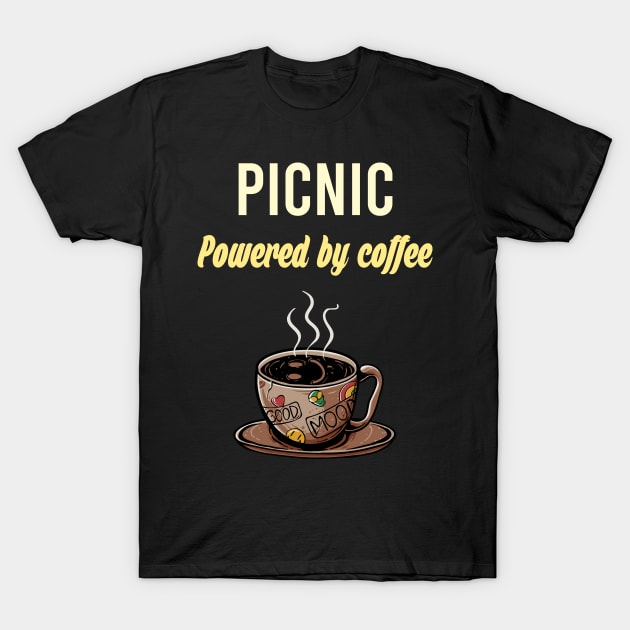 Picnic Fueled By Coffee T-Shirt by blakelan128
